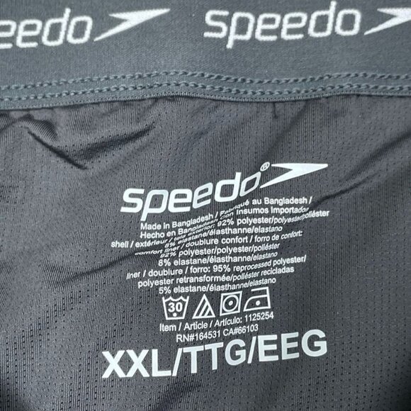 Speedo Mens Tech Volley Shorts XXL Black 38/40 Swimwear NWT 6751 - Picture 5 of 10